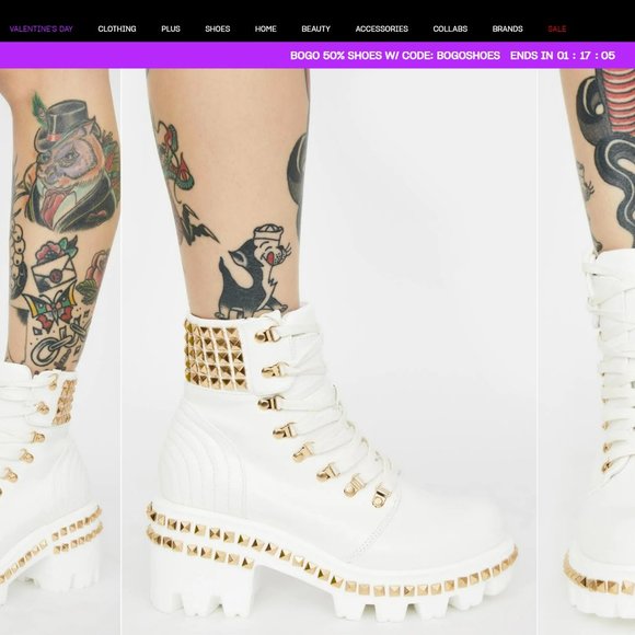 Boo Put In The Hours Lace Up Boots by Cape Robbin - Picture 5 of 5